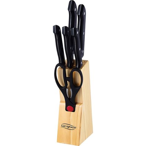 Juego de cuchillos 7 piezas acero inox dresde + tacoma (1/5)