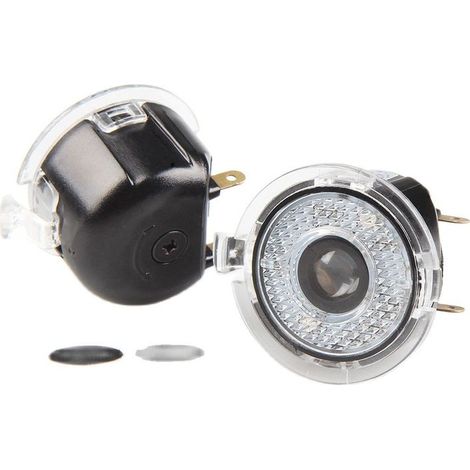 (2 pièces) 2 projecteurs laser LED pour rétroviseur intérieur, éclairage de sol et de portière de voiture, compatibles avec Ford Taurus, Explorer, Mondeo et Sharp World. Lampe d'ambiance de bienvenue (1/5)