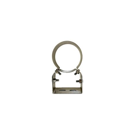 C COLLARE INOX C/STAFFA P/TUBO D 20 CM