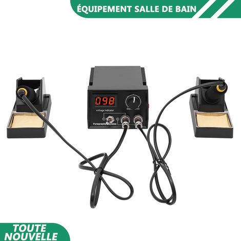 WAOBDLA Kit de machine à brûler le bois Kit à brûler le bois 60W Machine à pyrographie d'affichage numérique Température réglable (1/5)