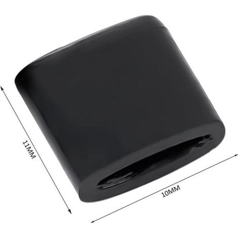 8 piezas，Funda protectora de silicona para freidora de aire，Funda de silicona para freidora de aire，Negra (1/4)