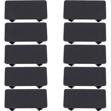 Lot de 10 caches vierges pour interrupteurs à bascule de veille (voiture, bateau, tableau de bord, pièces détachées, protection anti-poussière). (1/5)