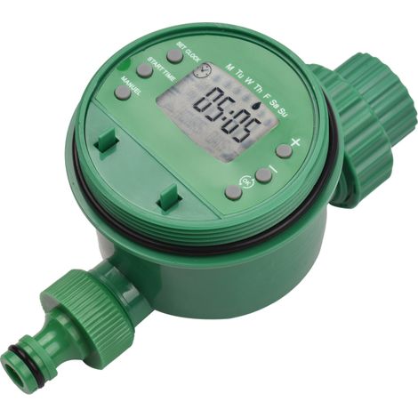 Programmateur d'arrosage automatique numérique pour jardin, fonctionnant sur piles, intelligent et idéal pour pelouses, terres agricoles, cours et serres. (1/4)