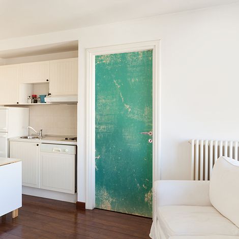 Sticker Autocollant Bleu Pastel, 204 cm X 83 cm, Déco Intérieure Porte, Maison, Bureau (1/4)
