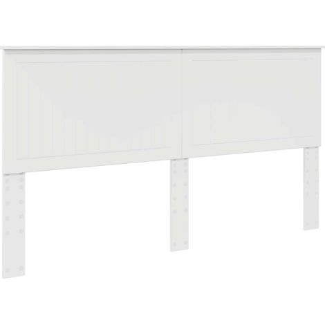 Maison Exclusive - Testiera con testiera Bianco 180 cm Legno multistrato
