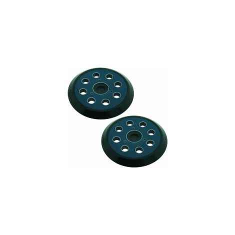 2er-Pack Schleifpads für 8-Loch-Exzenterschleifer (125 mm). Kompatibel mit Makita M9204, BO5030, BO5031, DBO180Z, BO8041, DBO180RMJ, BO5041, BO5010, BO50111 und BO5012. – Crezuo