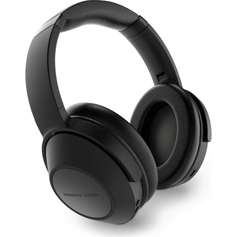 Energy Sistem - Auriculares Travel 6 ANC - Cancelación Activa de Ruido - Almohadillas aislantes - Carga Rápida - Negro (1/5)