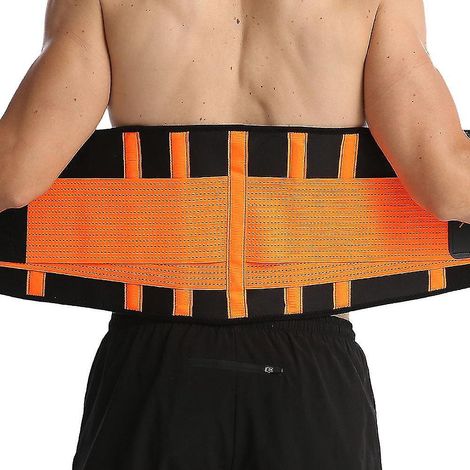Ceinture de soutien lombaire respirante pour soulager les douleurs lombaires, idéale pour le travail (taille XXL). (1/5)