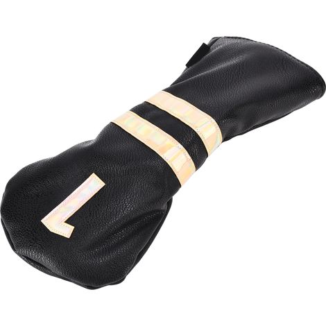 Protège-têtes de putter en cuir PU imperméable avec numéro coloré (1/5)