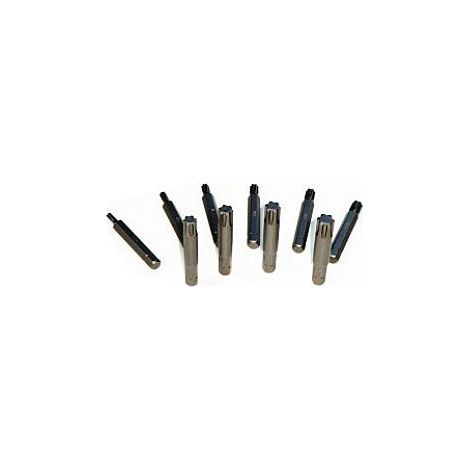 Punta de broca RIBE JONNESWAY  M8x75 mm, 6 ángulos, ideal para trabajos de precisión y torque, alta calidad, larga vida útil, compatible con trinquete 1/2” y 3/8”.