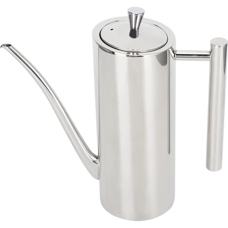 Bouteille Huile Inox Acier Inoxydable Anti-Fuite Récipient Épices 0.7L Ustensile Cuisine (1/5)
