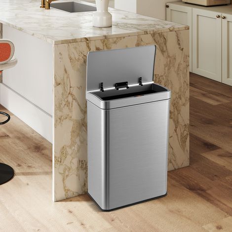 CASART 60L Automatic Trash Can - Silver (1/5)