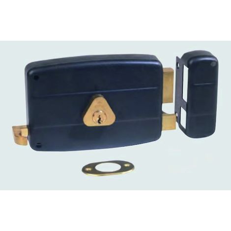 Serrure en applique horizontale à tirage CISA 501210 à cylindre rond varié gauche - NORMBAU