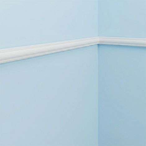 Moulure M379 3 x 1,3 cm - Polyuréthane Cimaises &+ (1/3)