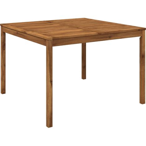 Tavolo da cena da giardino Naturale 110 x 108,5 x 75 cm vidaXL