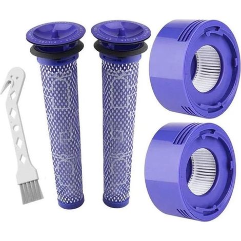 Compatible avec Les aspirateurs sans Fil Dyson V7 V8 Kit de pré-Filtre et de Post-Filtre de Rechange Pré-Filtre + Post-Filtre HEPA Accessoires(5PCS) (1/5)