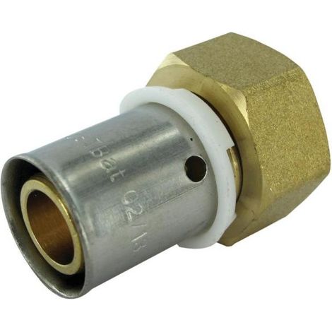 Comap P7359G - Sachet de 2 - Raccord PER à sertir femelle écrou libre DT + écrou + JP 3/4 - 20x1,9 (1/2)