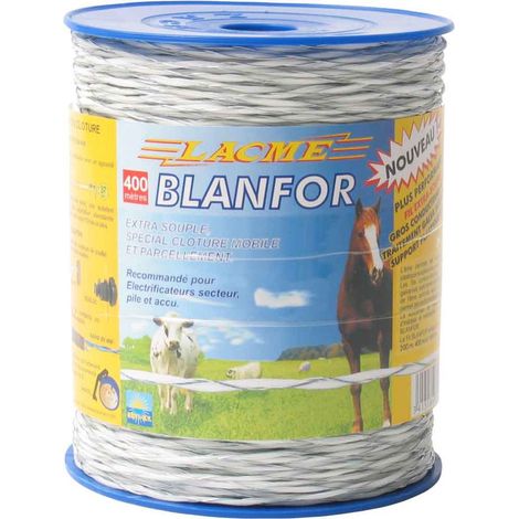 Fil Blanfor 400 : Souple, ø 2,2mm, 2 Conducteurs Acier Galva § 0,50mm - 400m