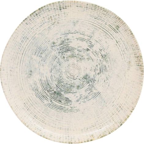 Lot de 6 Assiettes Plates "Ariane" 26cm Vert