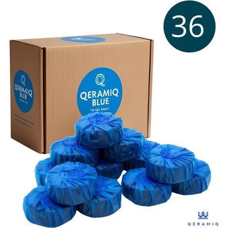 QeramiQ Blue Fresh Blocks - blocs pour WC - boîte - 36 pièces (1/4)