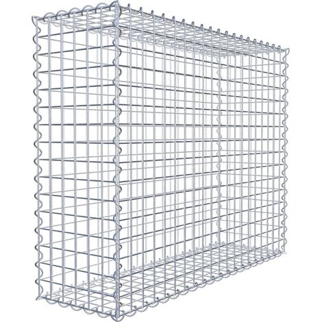 Gabiondeco - Gabion 100 cm x 80 cm x 30 cm (L x H x P). mailles 5 x 5 cm. Spirale - Made in Germany (1/5)