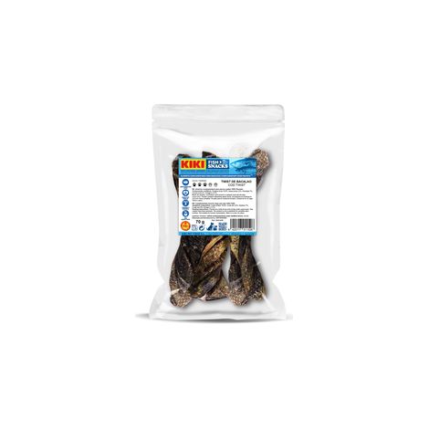 Kiki Fish Snack - Snack de Twist Piel de Bacalao - 70 g