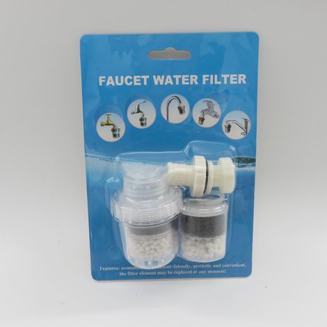 Wasserfilter für Zuhause, Wasserreiniger, Aktivkohlefilter für Küchenarmaturen, Wassersparer (1/5)
