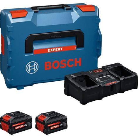 Bosch Set 2 batterie 18 V 8,0 Ah e caricabatterie doppio cod. 1600A0373X (1/4)