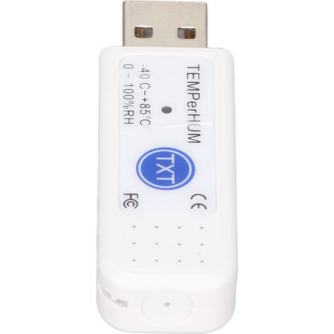 Thermomètre Hygromètre USB pour PC avec Alarme et Enregistrement de Données - Moniteur de Température et Humidité d'Ambiance (1/5)