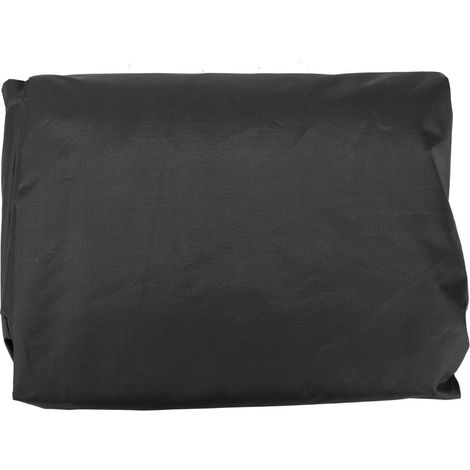 Housse imperméable et anti-poussière pour baignoire d'extérieur carrée, spa thermal (noir) (1/5)