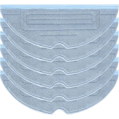 6pcs Serpillière pour Roborock S7 Pro Ultra S7 MaxV Ultra S7 Plus S7 Max Pièces de Rechange Accessoires pour Roborock S7 T7s T7s Plus Robot Aspirateur