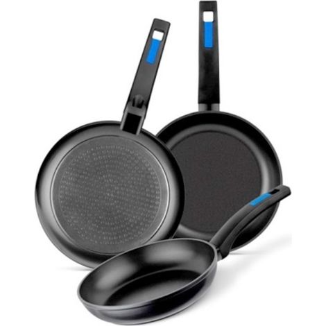 Sarten coc 18-22-26cm ant.teflon insert alu.forj bra 3 pz (1/3)