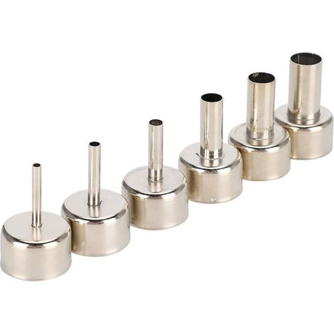 Ensemble de 6 buses de chauffe 858d pour pistolet air chaud retouches (1/4)