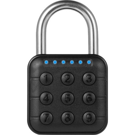 Combination Lock pour Locker 6 Digit Étanche Smart Code Padlock pour Extérieur Use Combo Padlock pour Salle de Sport Lockers Storage Box Cabinet (1/5)