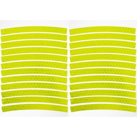 Lot de 24 autocollants réflecteurs haute visibilité pour poussette – (1/5)