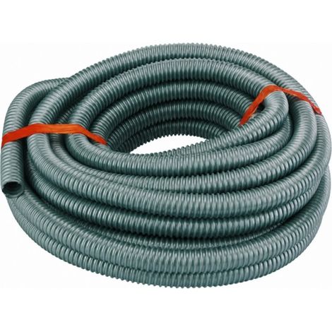 Tubo grigio rinforzato in PVC, diametro 32mm - bobina da 20M. (1/2)