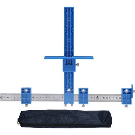 Gabarit de perçage réglable pour meubles et armoires - Outil de perçage et de guidage - Accessoire de travail du bois (1/4)