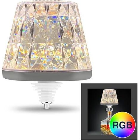 Lámpara Botella LED Ambiente RGBW Impermeable IP54