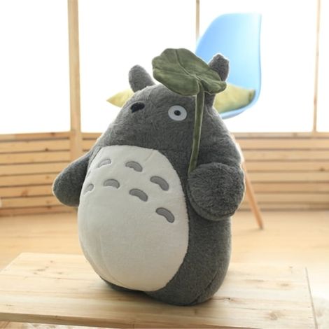 Großer, niedlicher Totoro-Plüschtier, weich und kuschelig, ideal als Dekokissen für Sofa oder Schlafzimmer. Das perfekte Geschenk für Mädchen. (1/5)