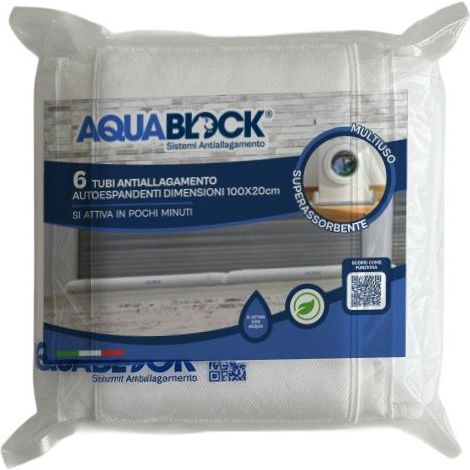 TUBI ANTIALLAGAMENTO AUTOESPANDENTI 100X20CM CONFEZIONE 6 PEZZI