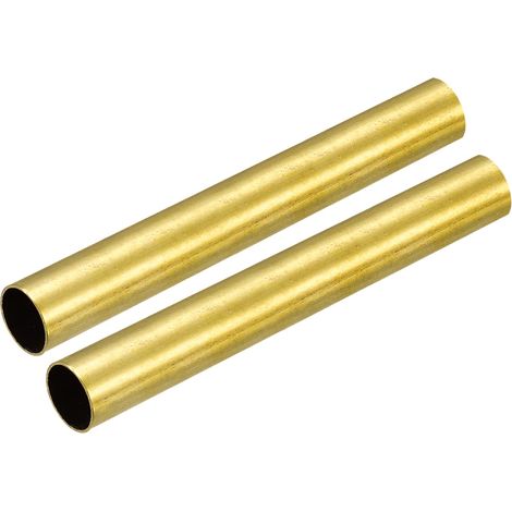 Laiton Tube, 13mm OD 0.5mm Mur Épaisseur 100mm Longueur Rond Tuyau Tube pour Industrie, Bricolage Projets 2 pcs (1/5)