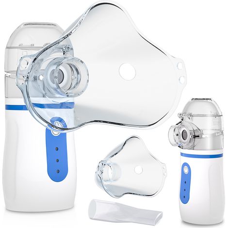 Wolketon Nébuliseur Inhalateur Portable, Inhalateur Nébulisateur Silencieux pour Enfant et Adulte, Aérosol Nébuliseur (1/5)
