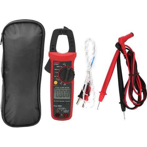 Pince ampèremétrique numérique UT204+ UNI-T, mesure automatique True RMS tension AC/DC, courant, résistance, capacité, testeur portatif (1/5)