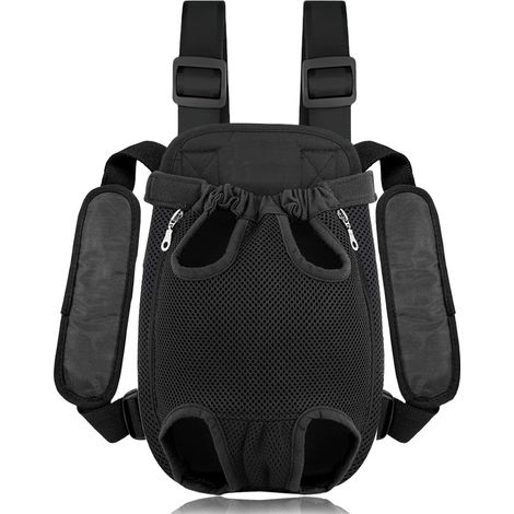 Sac à dos ajustable pour chien, sac de transport ventral, sac bandoulière pour chien et chat en randonnée (1/5)