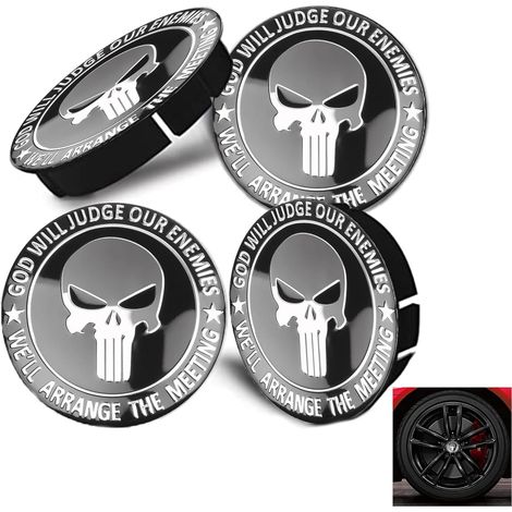 Cache-Moyeux ,Cache Moyeux Universel,3D Cache Moyeu,Compatible with 60mm Auto Capuchons,Centre De Roue (1/5)