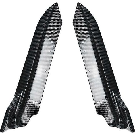 Heckstoßstangenlippe mit Winkeldiffusor für 3er BMW E90 (05-12), Kohlefaser