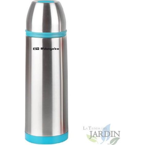 Termo líquido 750 ml Fabricado en acero inoxidable, termo para líquidos, termo aislante
