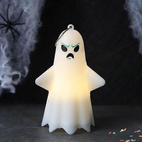 Cadeaux pour Halloween- B 1pc Gothic Shaped Lamp Battery Operated Hanging Night Light,Spooky Light for 2024 Home,Festival,Party Decor (1/5)