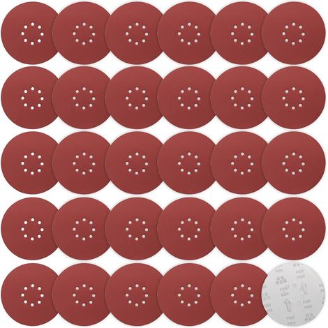 Schleifscheibe 225mm Klett 8 Loch 30 Stück 600 Körnung (1/5)