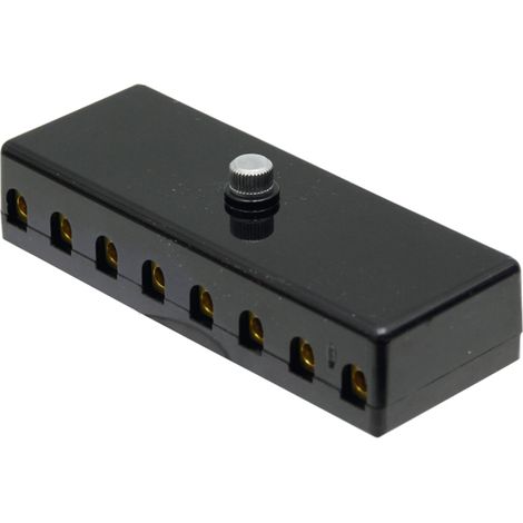 Caja de fusibles de tornillo de 8 pines y 8 A, apta para Torpedo DIN/ISO 72581/1